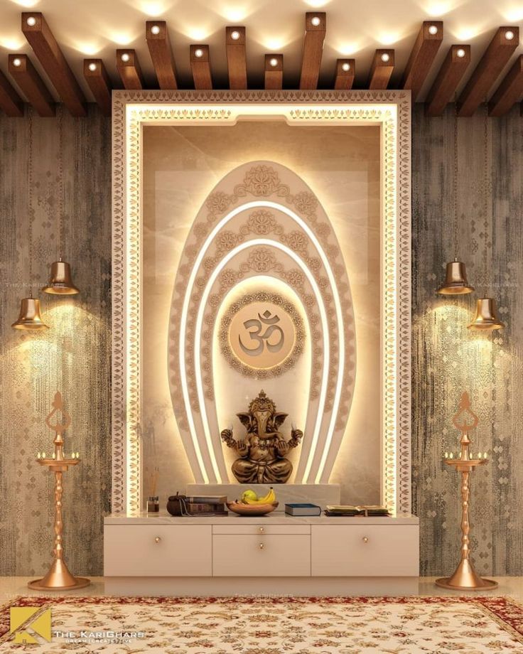 Divine Pooja Room Design Mandir Design Ideas For Indian Homes