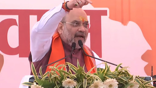 Amit Shah Said In Ayodhya : अयोध्या में अमित शाह बोले- समाजवादी पार्टी के इत्र की दुर्गंध पूरे उत्तर प्रदेश में फैल गई है