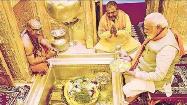 Gold was Overlaid in Kashi Vishwanath Temple : 37 किलो सोने से बढ़ी गर्भगृह की चमक, 187 वर्ष बाद विश्वनाथ मंदिर में मढ़ा सोना  