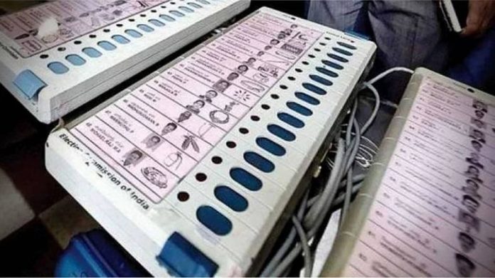 EVM Found in Car without Number