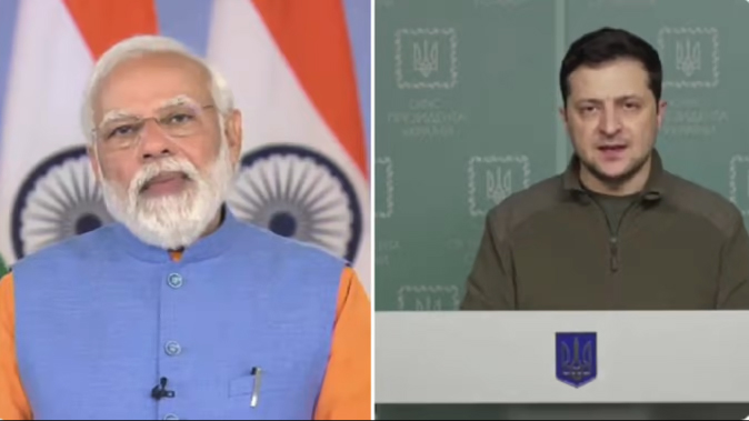 Modi Speaks to Ukraine President Zelensky on Phone : पीएम मोदी ने की यूक्रेन के राष्ट्रपति से बात, भारतीयों को सुरक्षित निकालने के प्रयासों के लिए जताया आभार