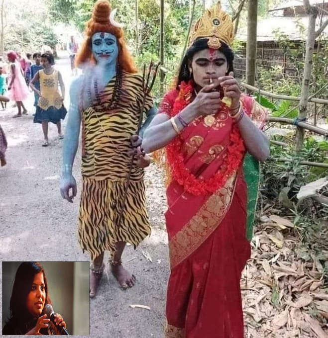 Leena Manimekalai shared now controversial post on Shiva-Parvati : लीना मणिमेकलई ने शेयर किया अब शिव-पार्वती पर विवादित पोस्ट