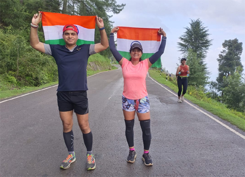 तीसरे चरण में पहुंचा द ग्रेट इंडिया रन, मानसर झील पहुंचे धावक