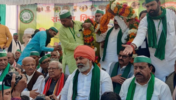 Kisan Mahapanchayat: राकेश टिकैत बोले- विपक्ष आवाज न उठाए तो तानाशाह जन्म लेता है, मोदी-योगी को दे डाली धमकी