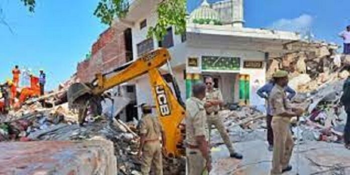 Case of three-storey building collapse in Barabanki