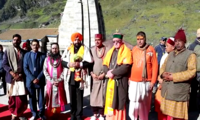 Governor Gurmeet Singh Reached Kedarnath Dham