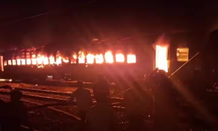 Fire In Train